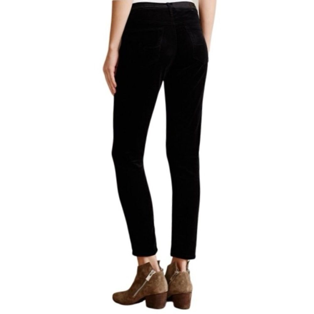 AG Adriano Goldschmied Stevie Slim Straight Ankle Pants in Dark Black Women’s 30 - Picture 5 of 11